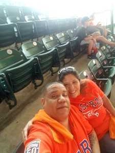 Lawrence attended Houston Astros vs. Cleveland Indians - MLB on Apr 28th 2019 via VetTix 