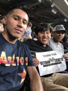 Jovani attended Houston Astros vs. Cleveland Indians - MLB on Apr 28th 2019 via VetTix 