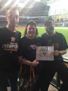 Marvin attended Houston Astros vs. Cleveland Indians - MLB on Apr 28th 2019 via VetTix 