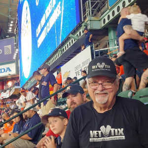 Timothy attended Houston Astros vs. Cleveland Indians - MLB on Apr 28th 2019 via VetTix 
