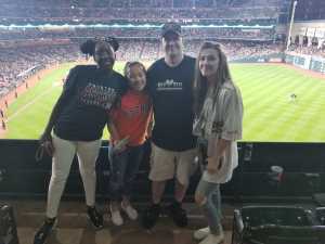 Christopher attended Houston Astros vs. Cleveland Indians - MLB on Apr 28th 2019 via VetTix 