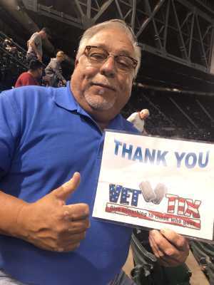Carlos attended Arizona Diamondbacks vs. San Francisco Giants - MLB on May 18th 2019 via VetTix 