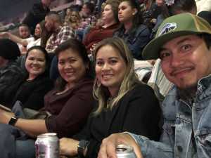 Alfonso attended Carrie Underwood: the Cry Pretty Tour 360 on May 18th 2019 via VetTix 