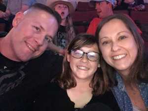Nathan attended Carrie Underwood: the Cry Pretty Tour 360 on May 18th 2019 via VetTix 