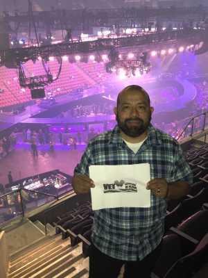 Alvaro Duran attended Carrie Underwood: the Cry Pretty Tour 360 on May 18th 2019 via VetTix 