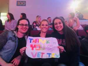 Britlyn  attended Carrie Underwood: the Cry Pretty Tour 360 on May 18th 2019 via VetTix 