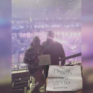 Cassie attended Carrie Underwood: the Cry Pretty Tour 360 on May 18th 2019 via VetTix 