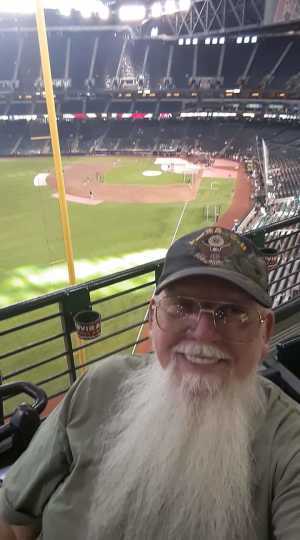 Steve attended Arizona Diamondbacks vs. Pittsburgh Pirates - MLB on May 13th 2019 via VetTix 