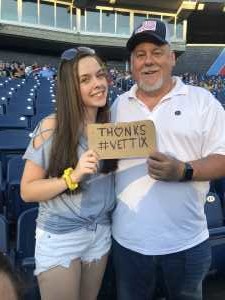 1st VetTix Event  attended Eric Church: Double Down Tour - Country on May 25th 2019 via VetTix 