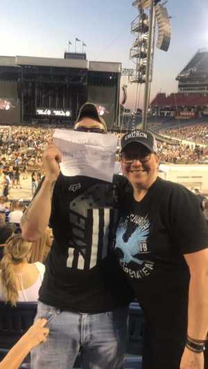 Benjamin attended Eric Church: Double Down Tour - Country on May 25th 2019 via VetTix 