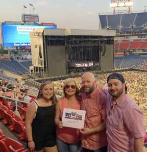 Greg Draper and Family attended Eric Church: Double Down Tour - Country on May 25th 2019 via VetTix 