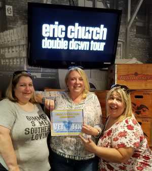 Rochelle  attended Eric Church: Double Down Tour - Country on May 25th 2019 via VetTix 