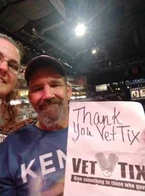 Anthony  attended Kenny Chesney: Songs for the Saints Tour with David Lee Murphy and Caroline Jones on May 16th 2019 via VetTix 