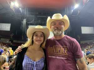 J attended Kenny Chesney: Songs for the Saints Tour with David Lee Murphy and Caroline Jones on May 16th 2019 via VetTix 