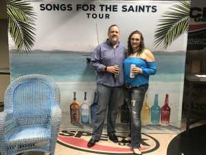 Daniel attended Kenny Chesney: Songs for the Saints Tour with David Lee Murphy and Caroline Jones on May 16th 2019 via VetTix 