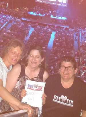 Nancy attended Kenny Chesney: Songs for the Saints Tour with David Lee Murphy and Caroline Jones on May 16th 2019 via VetTix 