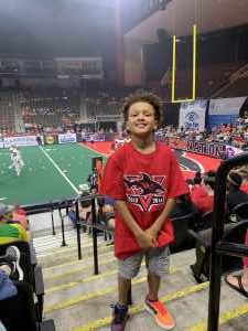 LaVinia attended Jacksonville Sharks vs. Carolina Cobras - AFL on May 11th 2019 via VetTix 