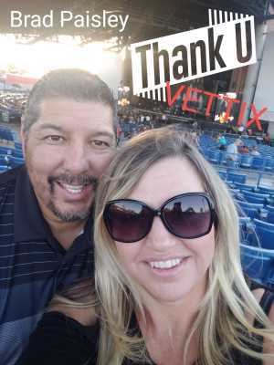 MICHAEL attended Brad Paisley Tour 2019 - Country on May 31st 2019 via VetTix 