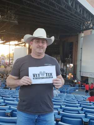 Gregory attended Brad Paisley Tour 2019 - Country on May 31st 2019 via VetTix 