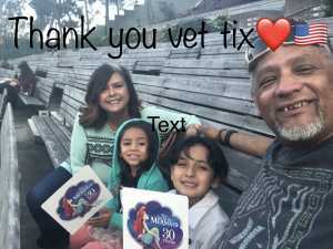 Anastacio attended Disney the Little Mermaid an Immersive Live-to-film Concert Experience - Other on May 17th 2019 via VetTix 