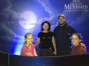 Nicholas attended Disney the Little Mermaid an Immersive Live-to-film Concert Experience - Other on May 17th 2019 via VetTix 