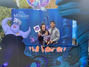 Melissa attended Disney the Little Mermaid an Immersive Live-to-film Concert Experience - Other on May 18th 2019 via VetTix 