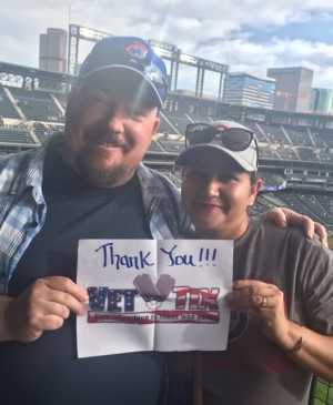 Michael attended Colorado Rockies vs. Chicago Cubs - MLB on Jun 11th 2019 via VetTix 