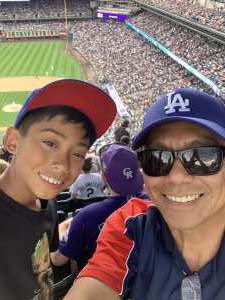 Rodolfo attended Colorado Rockies vs. San Diego Padres - MLB on Jun 16th 2019 via VetTix 