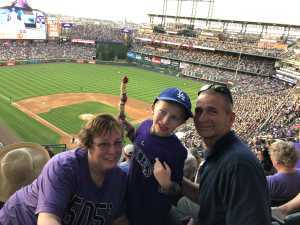 Diane attended Colorado Rockies vs. Los Angeles Dodgers - MLB on Jun 27th 2019 via VetTix 