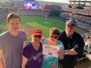 Gregory attended Colorado Rockies vs. Los Angeles Dodgers - MLB on Jun 27th 2019 via VetTix 