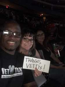 Darius attended The Millennium Tour With B2k on May 25th 2019 via VetTix 