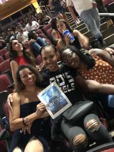 Andrea attended The Millennium Tour With B2k on May 25th 2019 via VetTix 