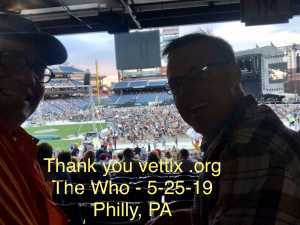 Bob attended The Who: Moving on - Pop on May 25th 2019 via VetTix 