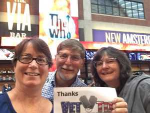 Jody attended The Who: Moving on - Pop on May 28th 2019 via VetTix 