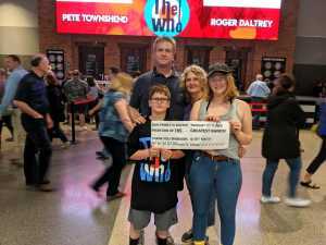 Friedrich attended The Who: Moving on - Pop on May 28th 2019 via VetTix 