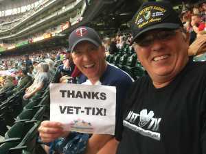 Jim attended Minnesota Twins vs. Texas Rangers - MLB on Jul 5th 2019 via VetTix 