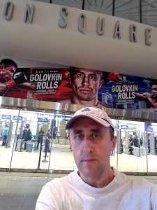 Juozas attended World Championship Boxing: Gennadiy 'ggg' Golovkin vs. Steve Rolls - Boxing on Jun 8th 2019 via VetTix 