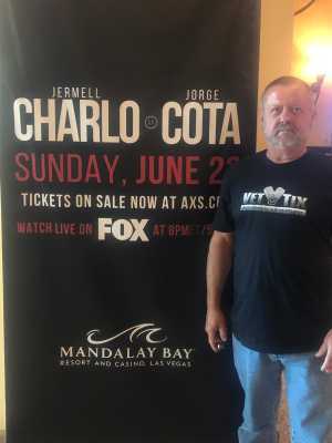 Gary attended Jermell Charlo vs. Jorge Cota - Premier Boxing Champions on Jun 23rd 2019 via VetTix 
