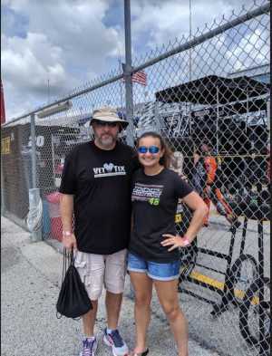 Wesley attended Coke Zero Sugar 400 - Monster Energy NASCAR Cup Series on Jul 6th 2019 via VetTix 