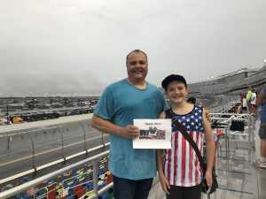 Gregory attended Coke Zero Sugar 400 - Monster Energy NASCAR Cup Series on Jul 6th 2019 via VetTix 