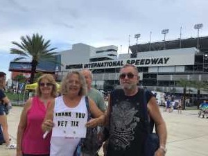 Jimmy attended Coke Zero Sugar 400 - Monster Energy NASCAR Cup Series on Jul 6th 2019 via VetTix 