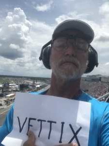 William attended Coke Zero Sugar 400 - Monster Energy NASCAR Cup Series on Jul 6th 2019 via VetTix 