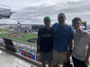 Glen attended Coke Zero Sugar 400 - Monster Energy NASCAR Cup Series on Jul 6th 2019 via VetTix 