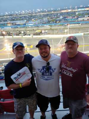 Darrin attended Coke Zero Sugar 400 - Monster Energy NASCAR Cup Series on Jul 6th 2019 via VetTix 