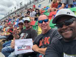 Arsenio attended Coke Zero Sugar 400 - Monster Energy NASCAR Cup Series on Jul 6th 2019 via VetTix 