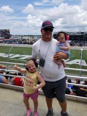 Tyler attended Coke Zero Sugar 400 - Monster Energy NASCAR Cup Series on Jul 6th 2019 via VetTix 