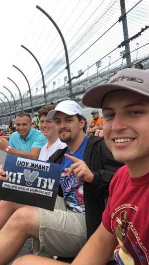 Levi attended Coke Zero Sugar 400 - Monster Energy NASCAR Cup Series on Jul 6th 2019 via VetTix 