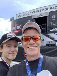 Bret attended Coke Zero Sugar 400 - Monster Energy NASCAR Cup Series on Jul 6th 2019 via VetTix 