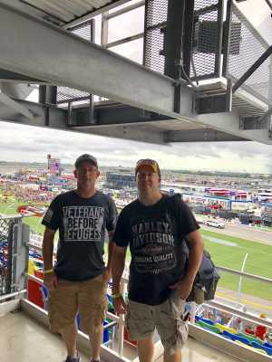 Jason attended Coke Zero Sugar 400 - Monster Energy NASCAR Cup Series on Jul 6th 2019 via VetTix 
