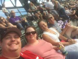 Marcus and Shelly attended Colorado Rockies vs. Cincinnati Reds - MLB on Jul 12th 2019 via VetTix 